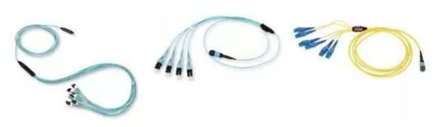 Different MPO MTP branch jumpers